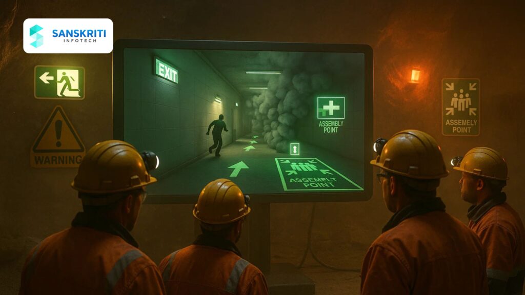 Fire Evacuation Animation