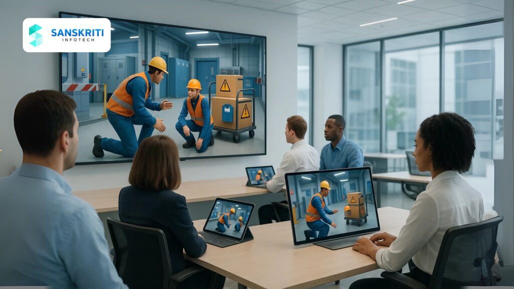 virtual induction training
