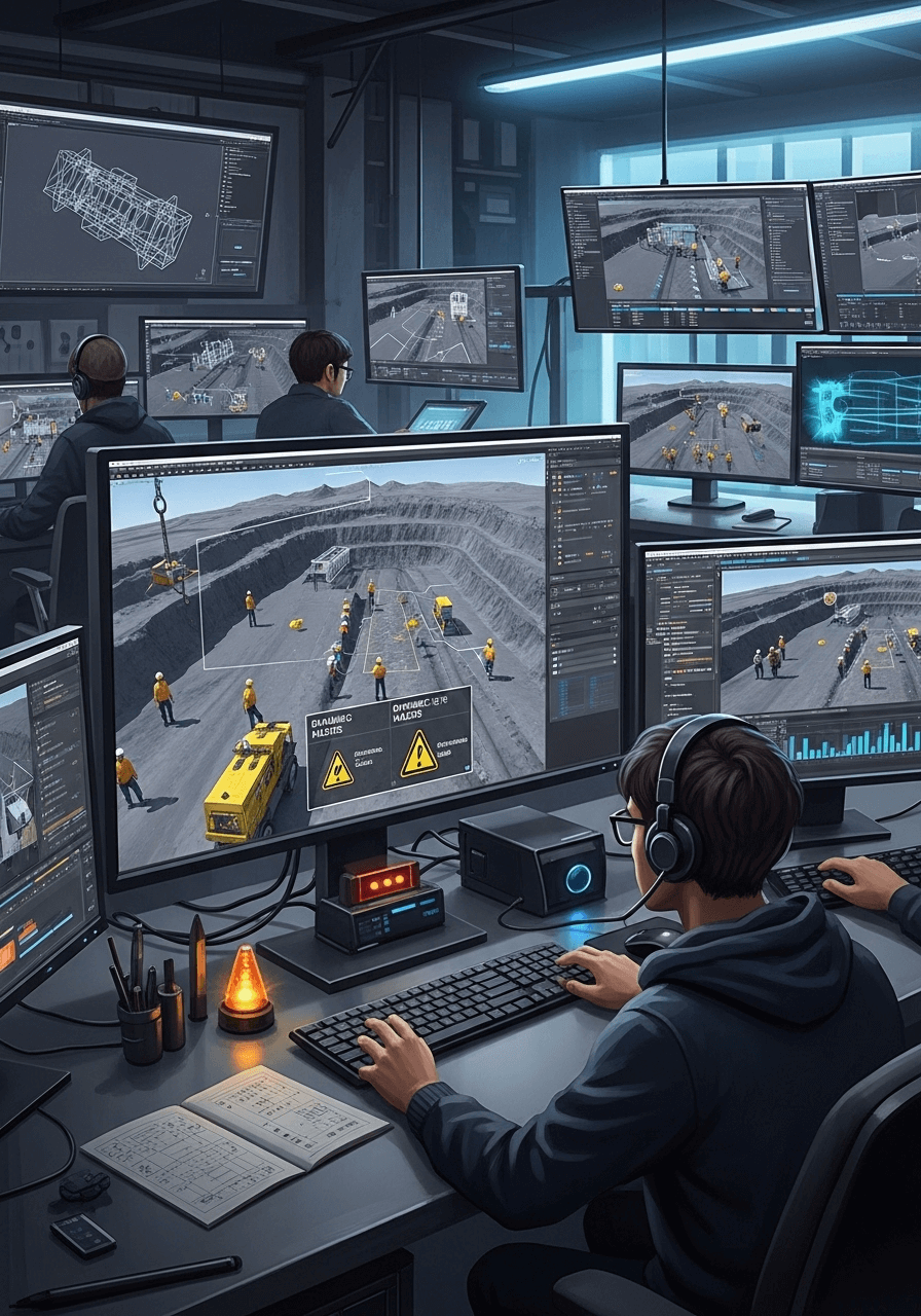 3D Safety Animation Services for Metal & Mining