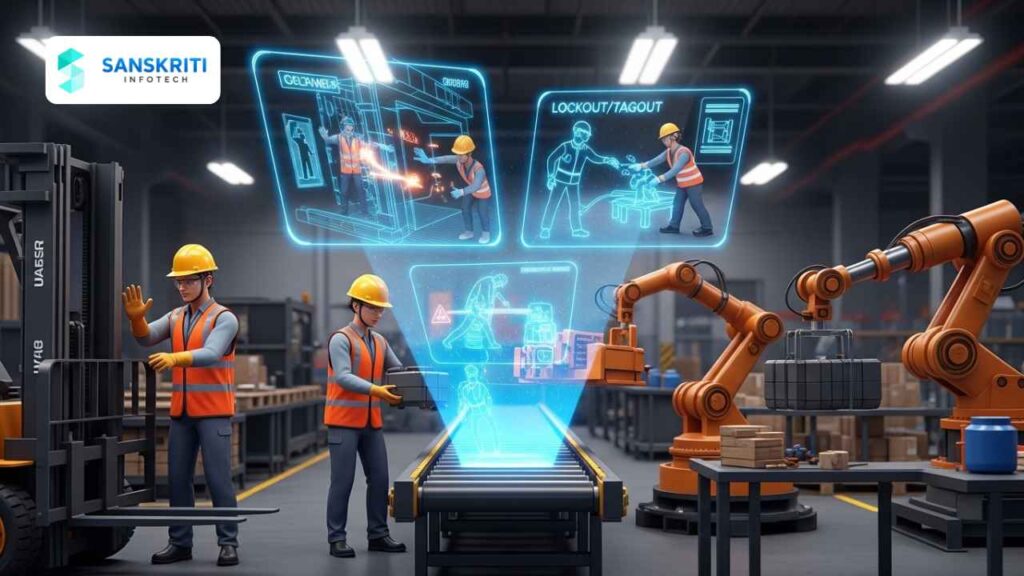 3D safety training animations