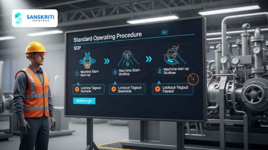 Animated SOP for Machinery