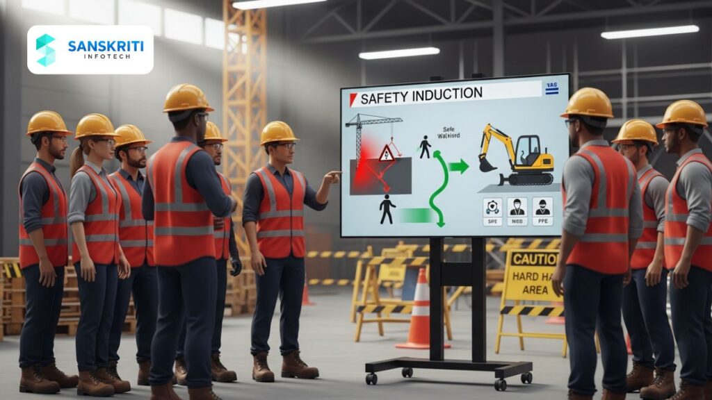 Animated Safety Induction for Contractors