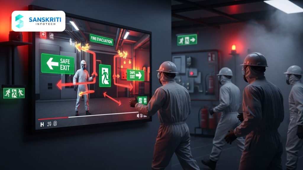 Fire Evacuation Animation