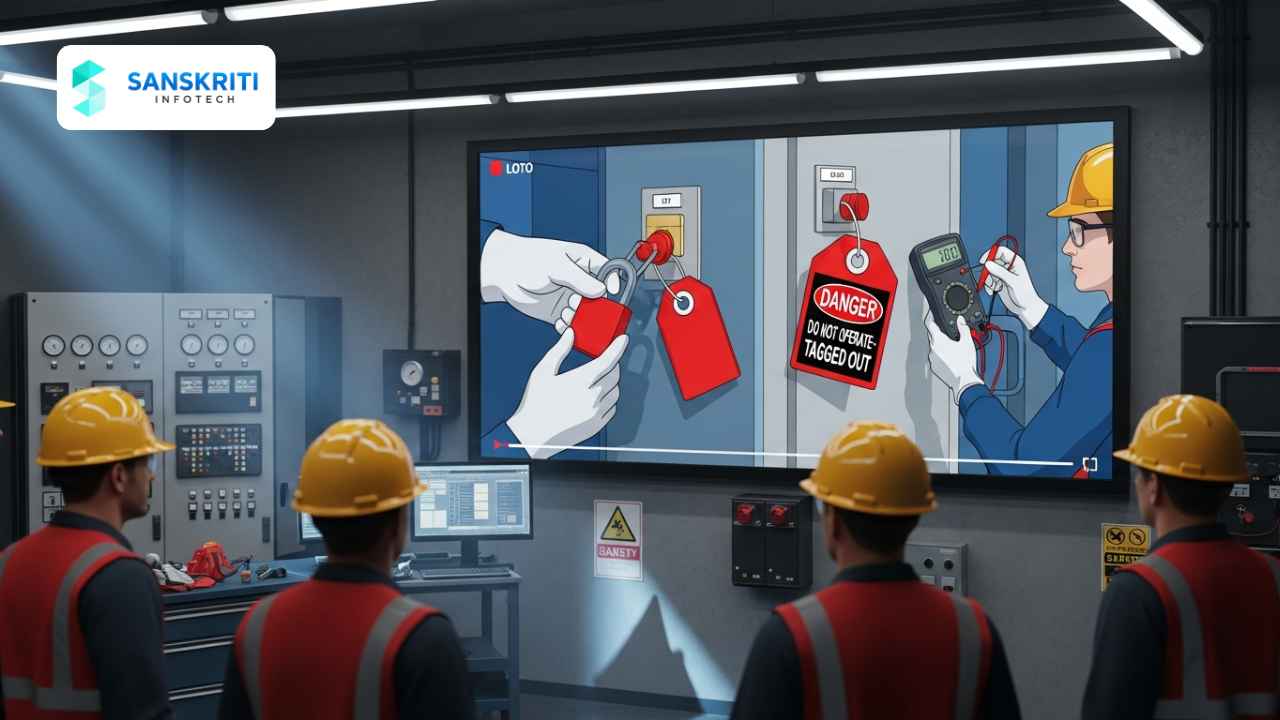 lockout tagout animation