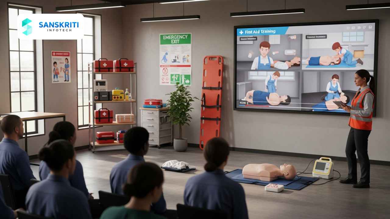 first aid training animation