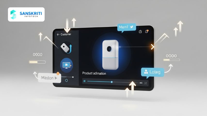 3D Product Animation for Sales