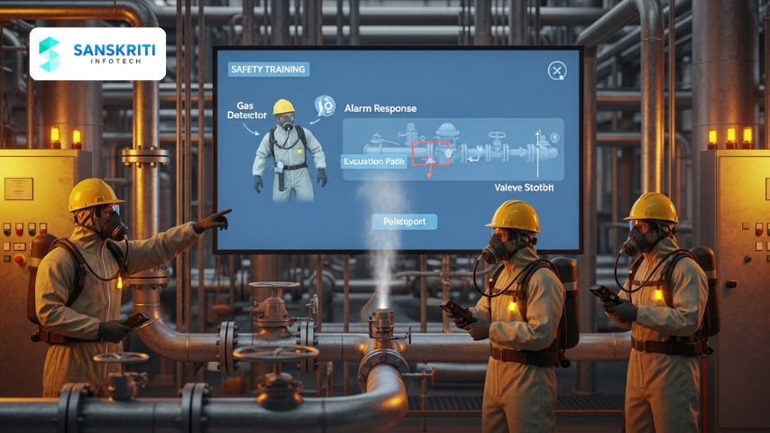 Gas Leak Safety Animation