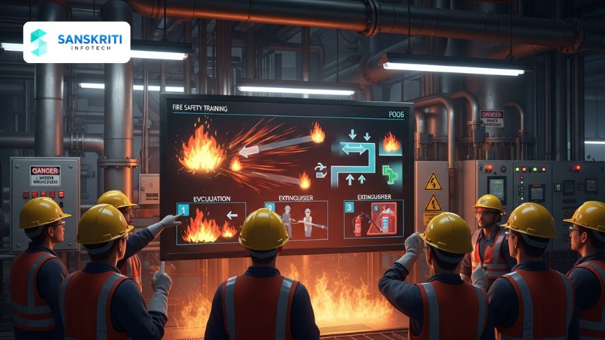 Industrial Fire Safety Animation