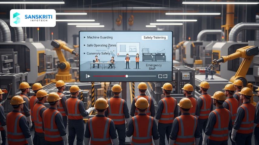 Manufacturing Plant Safety Animation
