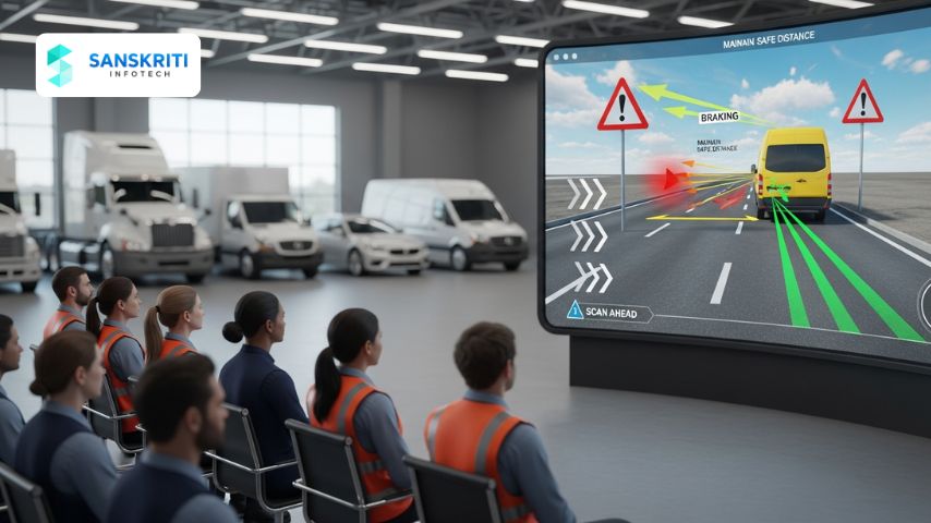 Transport Fleet Safety Animation