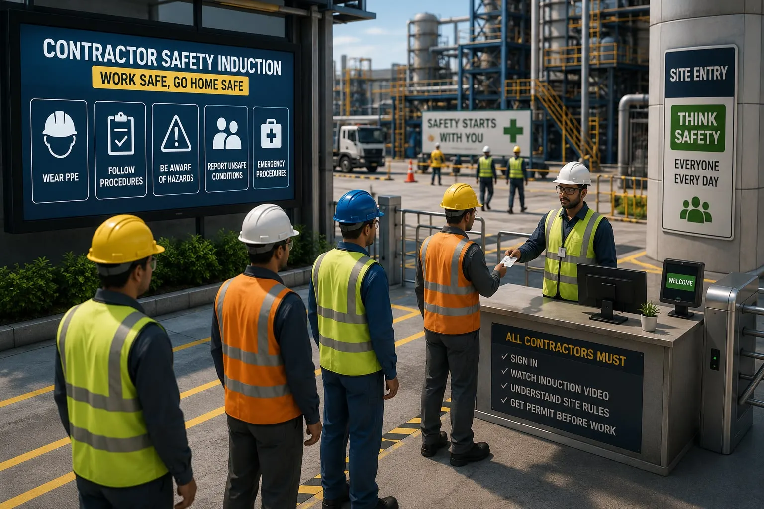 Contractor Safety Animation for Multi-Vendor Sites