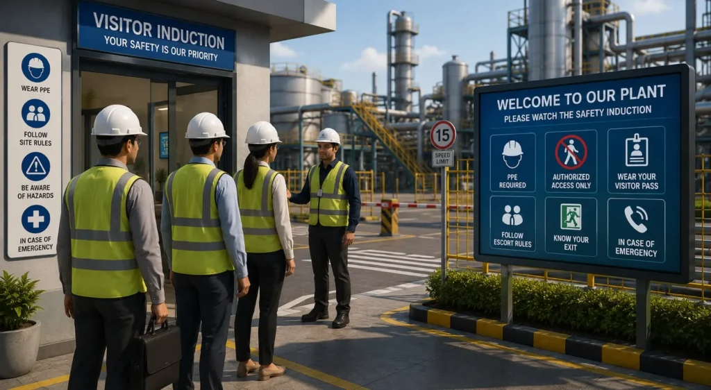 Visitor Safety Animation for Industrial Plants