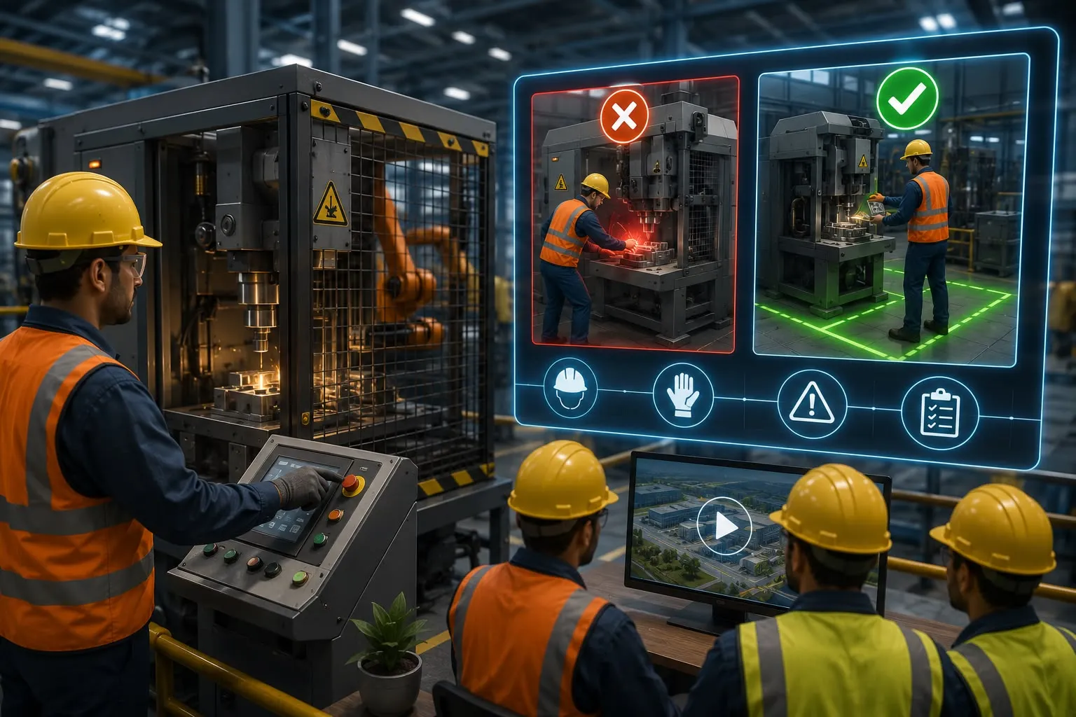 Safety Animation Services for manufacturing companies using 3D industrial training visuals