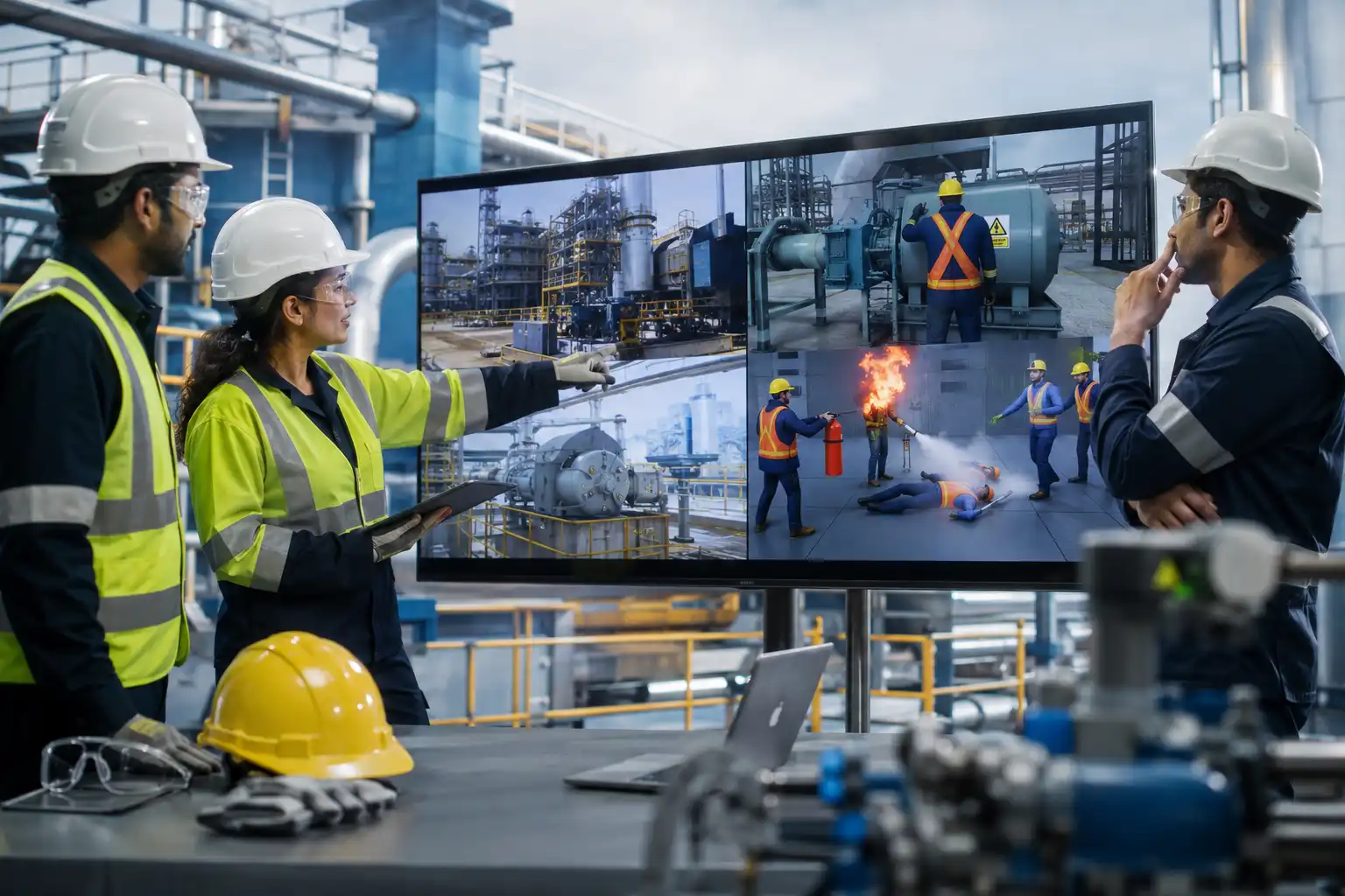 2D and 3D Animation and Customised AI-Generated Videos for Industrial Safety
