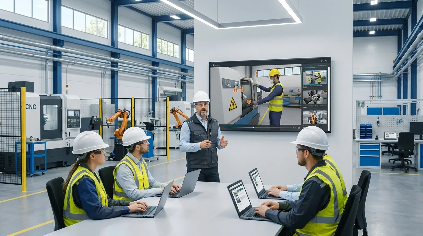 Sanskriti Infotech LMS for safety training and videos with EHS compliance tracking