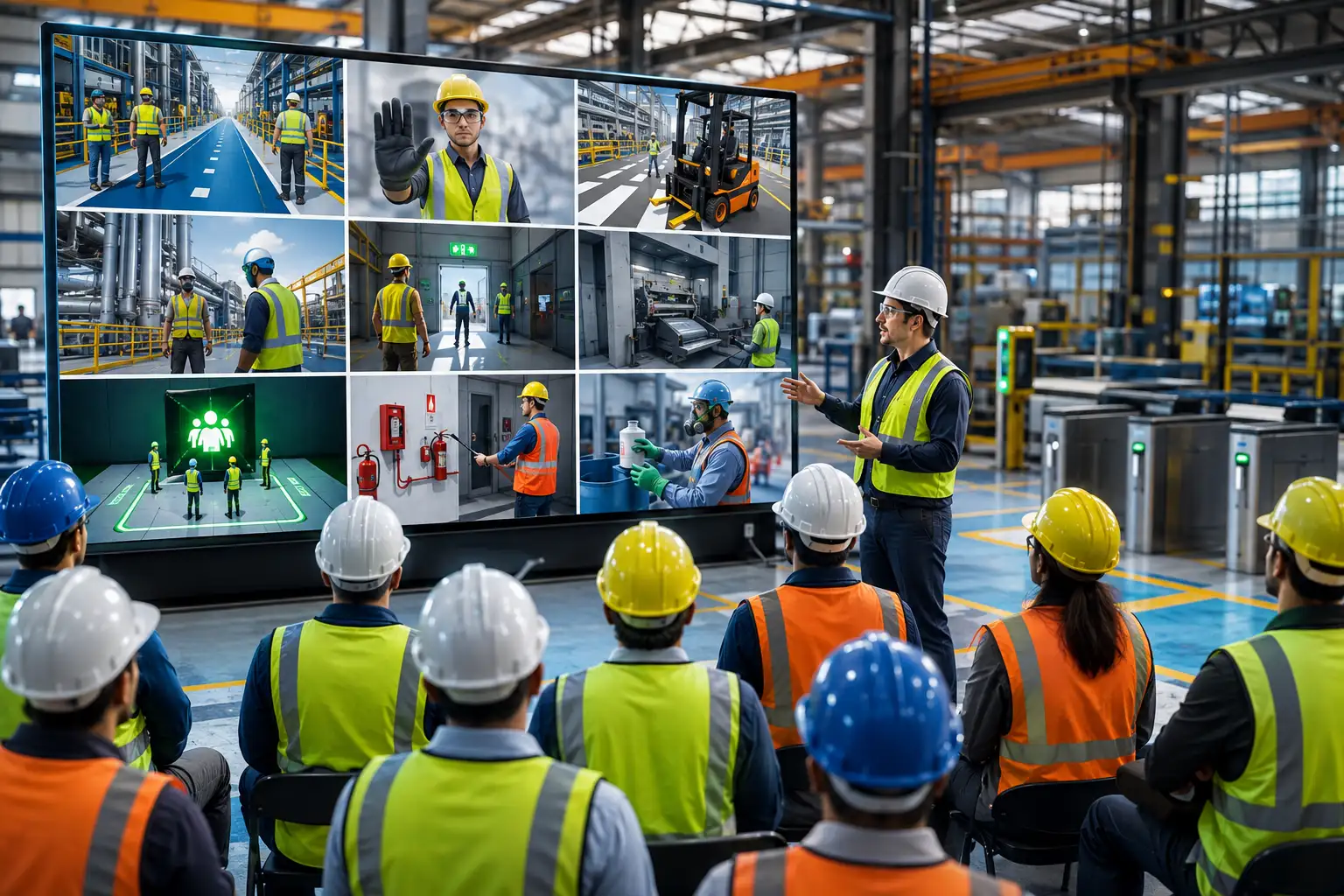 Custom industrial safety training videos and 3D animation services by Sanskriti Infotech