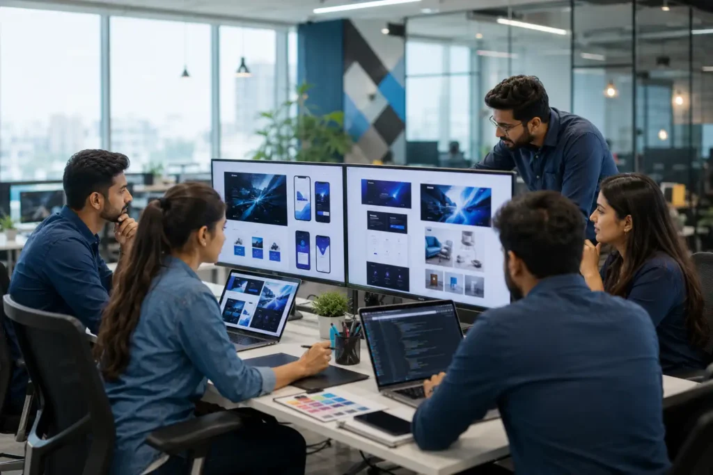 Top-rated website development company in Surat offering custom web development services by Sanskriti Infotech