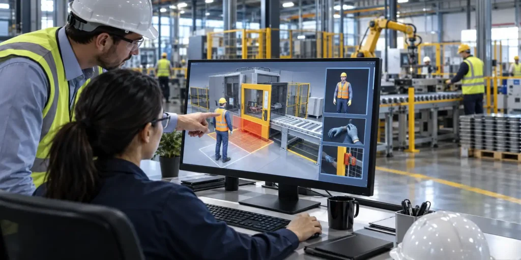 3D safety animation services for industrial training by Sanskriti Infotech