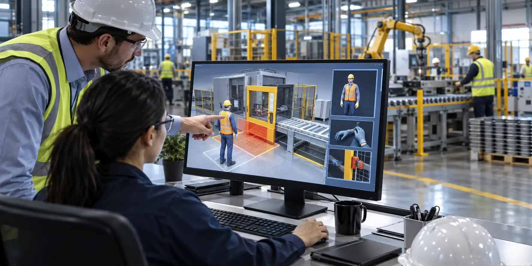 3D safety animation services for industrial training by Sanskriti Infotech