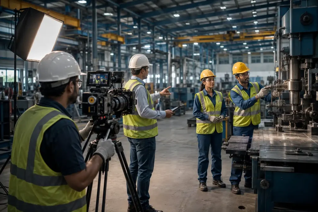 Industrial Safety Videos and On-Site Factory Shoots